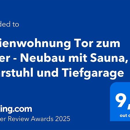 Ferienwohnung Tor Zum Meer - Neubau Mit Sauna, Fahrstuhl Und Tiefgarage Ostseebad Kühlungsborn 外观 照片